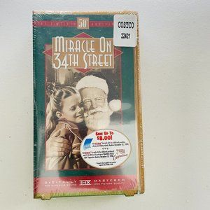 Miracle on 34th Street 50th Anniversary Limited Edition Video Tape Sealed New